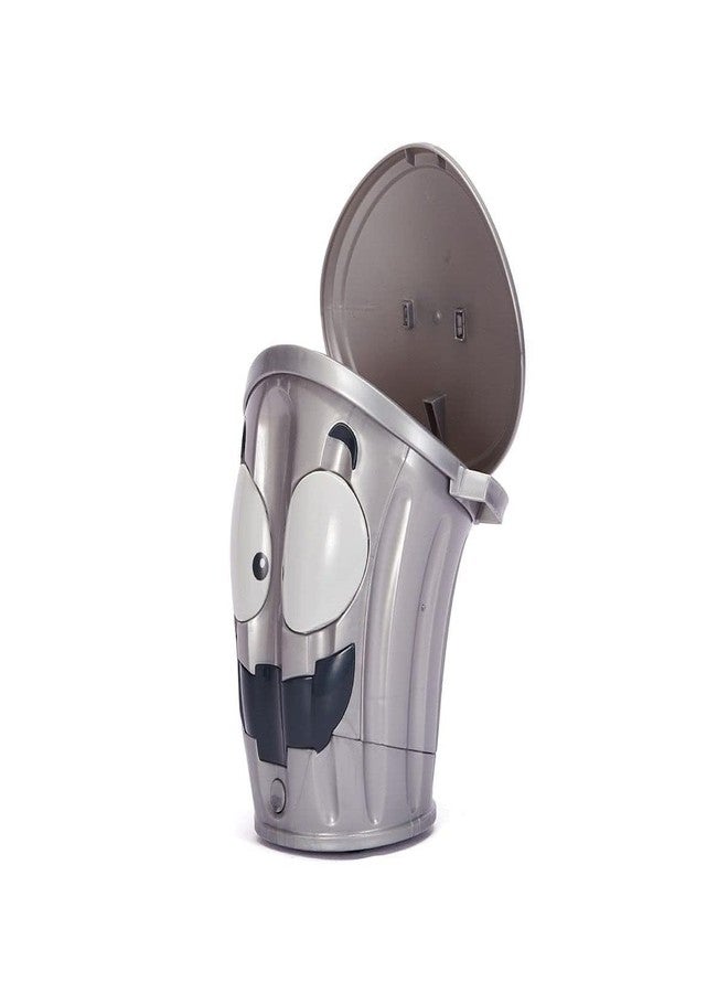 MUGATH Loony Bin Action Game | Try and Throw Paper Balls in Movable Trash Bin | Develops Hand-Eye Coordination and Fine Motor Skills Kids Fun Game Play for Ages 2Y+_Gray - Image 5